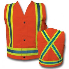 High quality Safety vest with reflective band at front and back
